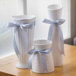 家居装饰工艺品 陶瓷花瓶摆件简约风格宜家花插